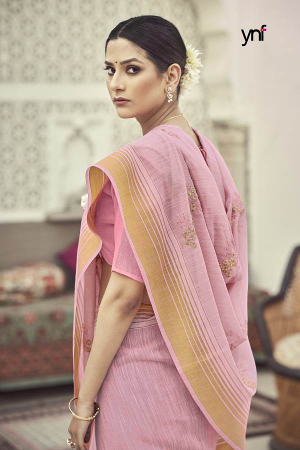Ynf Jethani Designer Fancy Work Cotton Printed Latest Saree Collection
