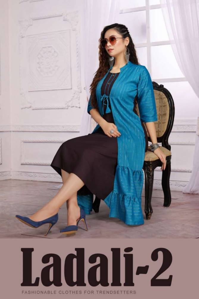 Beauty Queen Ladali 2 Fancy Designer Party Wear Rayon Kurti Collection