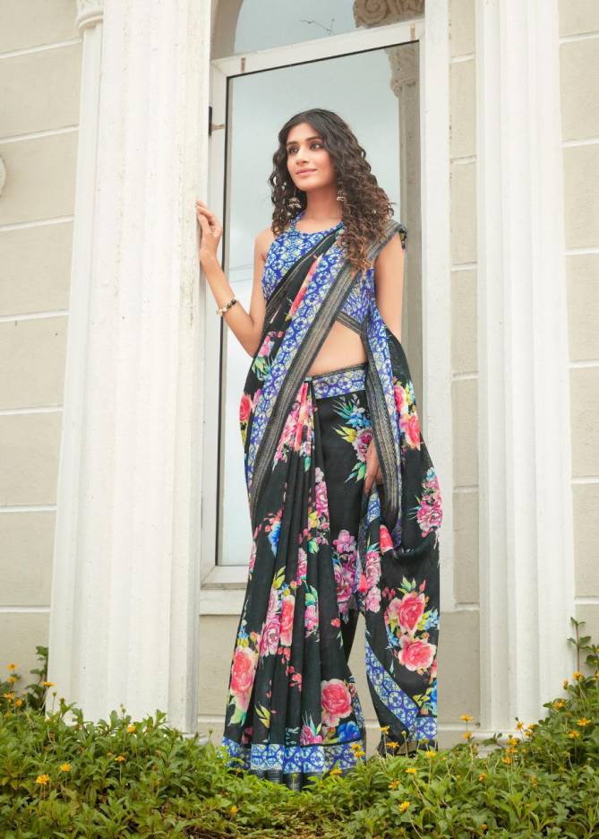 Siddharth Silver Latest Designer Party Wear Saree Collection 