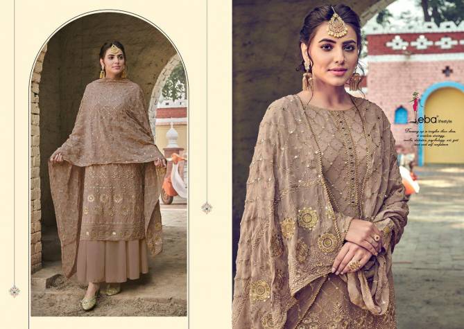 EBA LIFESTYLE ASHPREET Latest Fancy Feavy Designer Festive Wear Heavy Chinon with Embroidery And Diamond Work Salwar Suit Collection