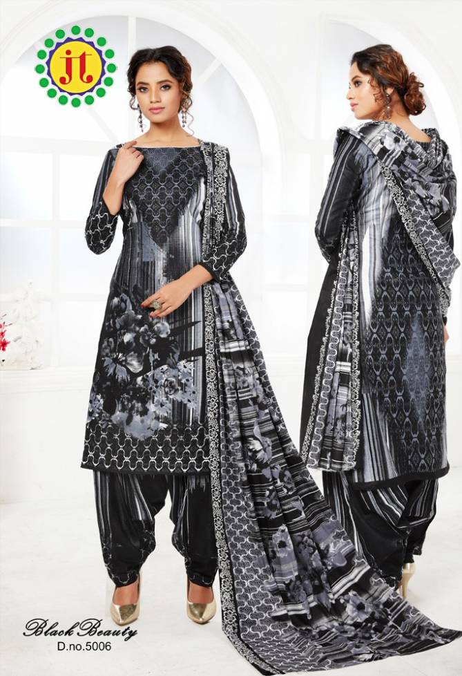 JT Black Beauty Vol 5 Latest Collection Of Pure Cotton Printed Daily Wear Dress Material  