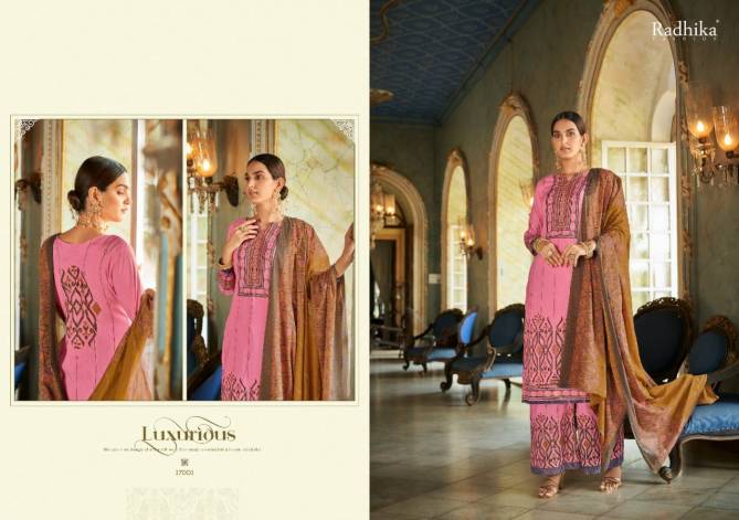 Azara Radhika Kazo Cotton Designer Fancy Festive Wear Dress Material Collection