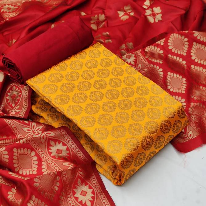 Banarasi 103 Banarasi Silk Festive Wear Designer Dress Material Collection
