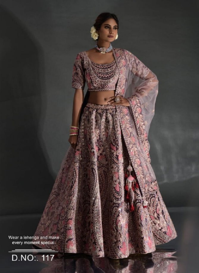 117 Heavy Wedding Wear Wholesale Bridal Lehenga Choli  