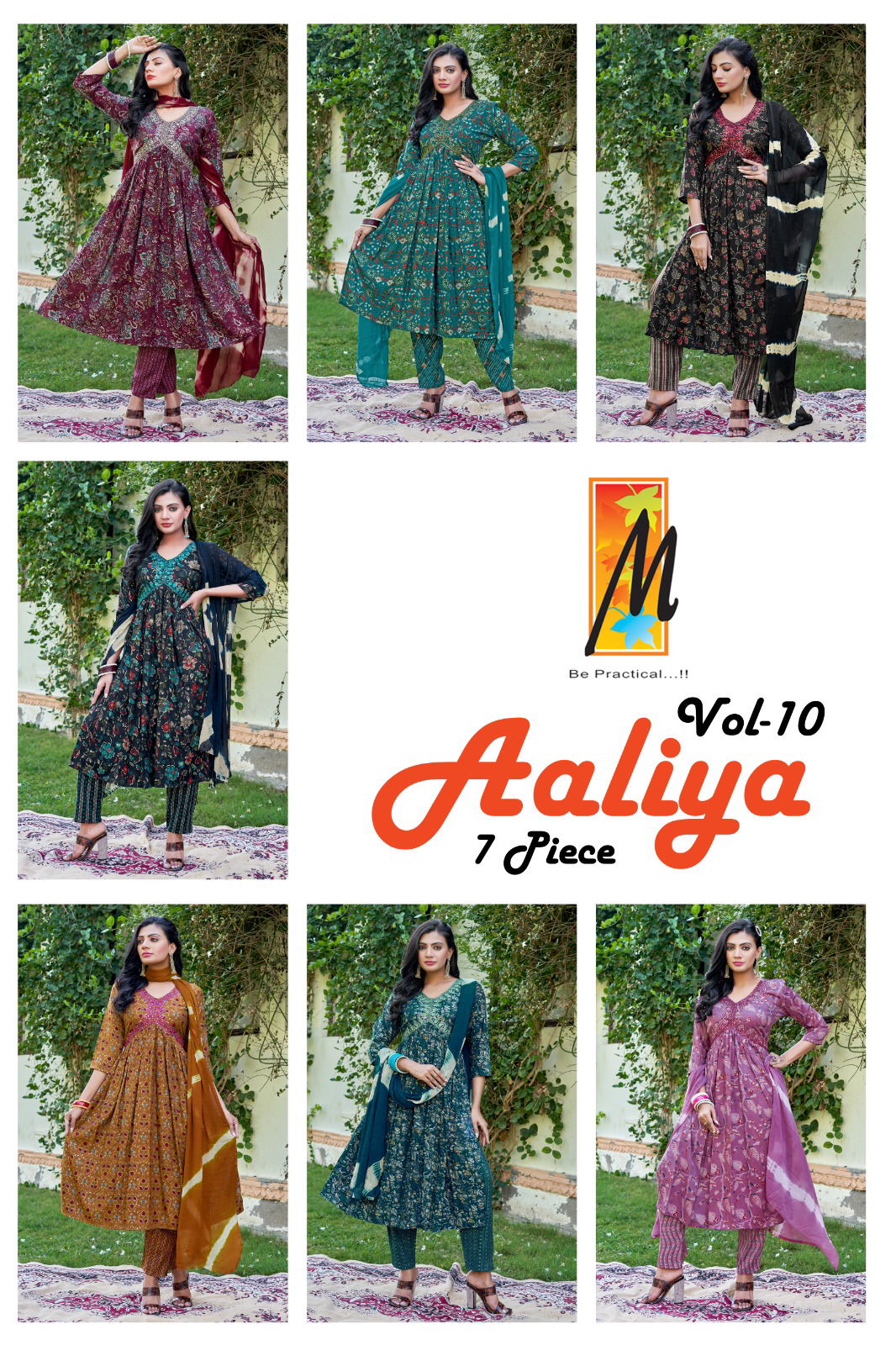 Aaliya Vol 10 Alia Cut Kurti With Bottom Dupatta Catalog