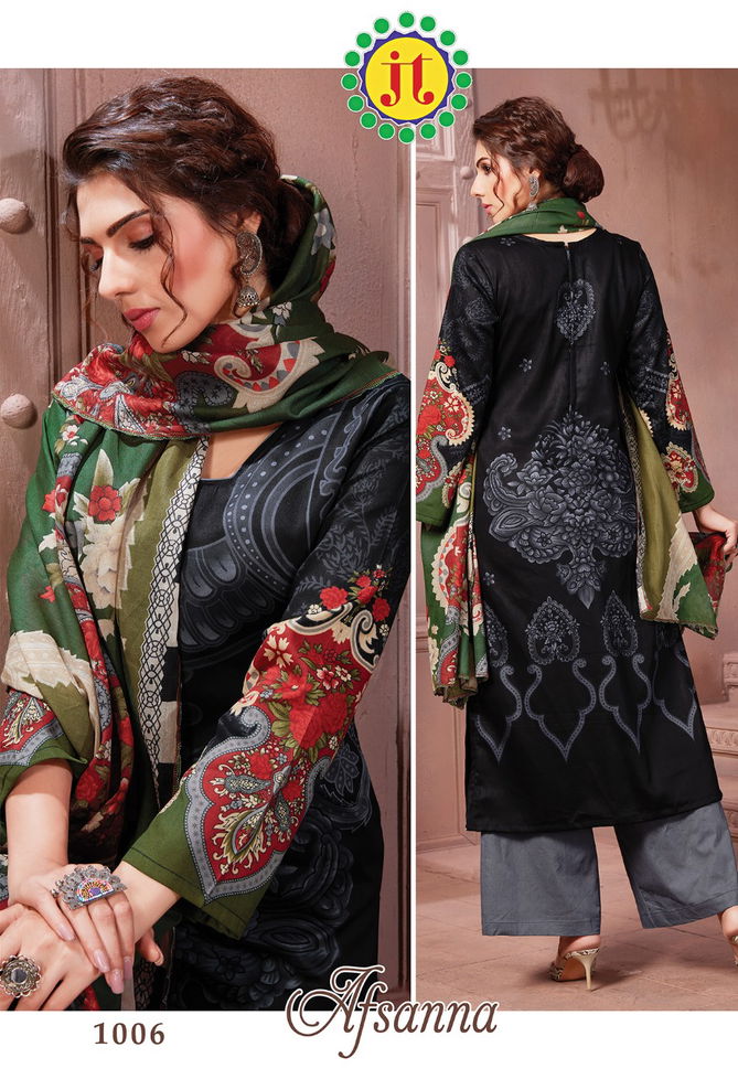 Jt Afsana Latest Fancy Designer Regular Casual Wear Printed Cotton Dress Material Collection
