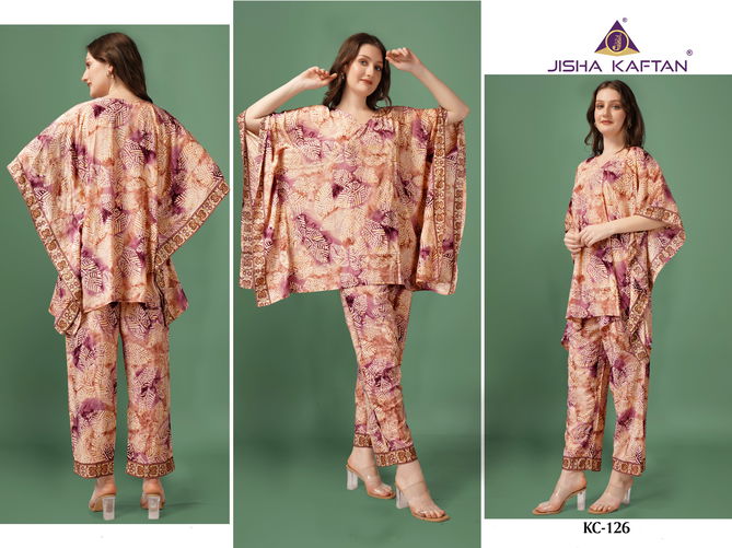 Rayon Co Ord Vol 4 By Jisha Kaftan Western Cord Set Islamic Kaftan Wholesale Online