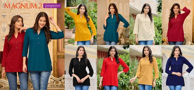 Magnum 2 By Rangmaya Tunic Ladies Top Suppliers In India