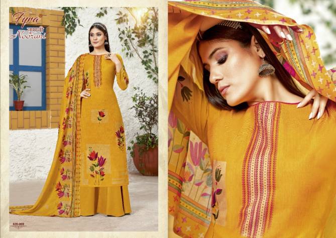 Fyra Noorani Heavy Fancy Casual Wear Cotton Printed Designer Dress Material Collection