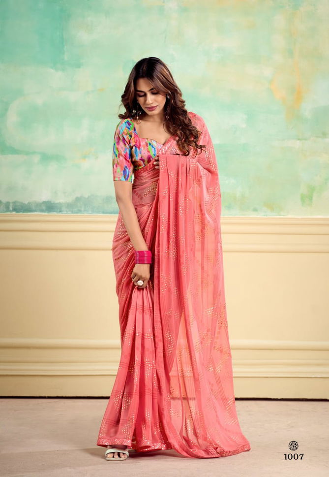 Nairobi By Stavan Weightless Fancy Saree Wholesale