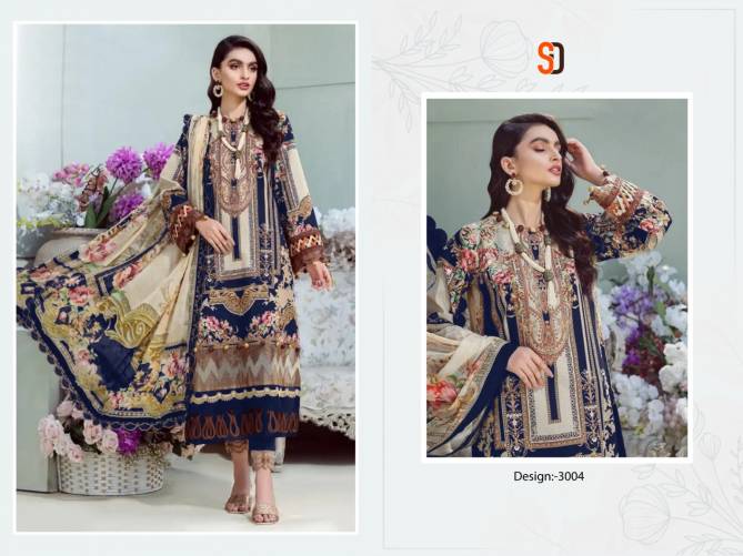 Bliss Vol 3 By Sharaddha 3001 To 3004 Cotton Pakistani Suits Wholesalers In Delhi
