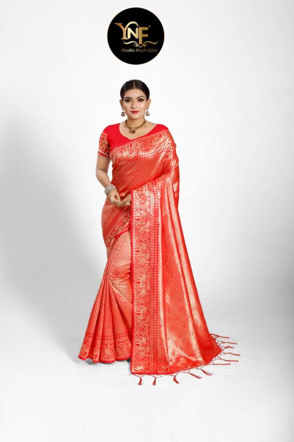 Ynf Amazon Silk Occasion Festive Wear Kanjeevaram Silk Designer Saree Collection
