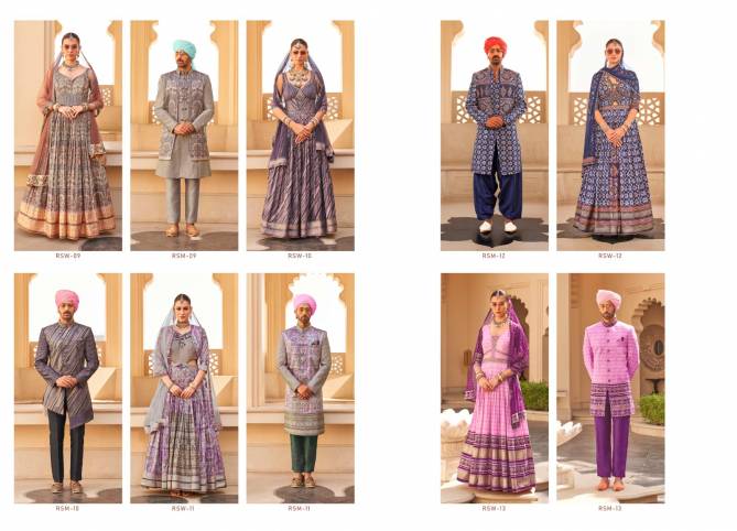Ram-Sita By Rewaa Designer Bride And Groom Couple Wedding Wear Clothing Manufacturers