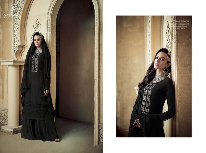 Sajawat Rajani 1 Nx Heavy Fancy Festive Wear Faux Georgette Designer Readymade Salwar Suit Collection
