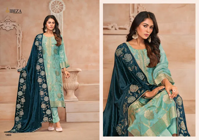 Sadgi Vol 2 By Ibiza Gaji Silk Jacquard Dress Material Orders In India