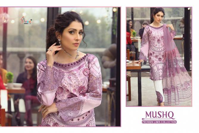 Shree Mushq Latest Fancy Designer Festive Wear Premium Lawn Collection Pakistani Salwar Suits Collection
