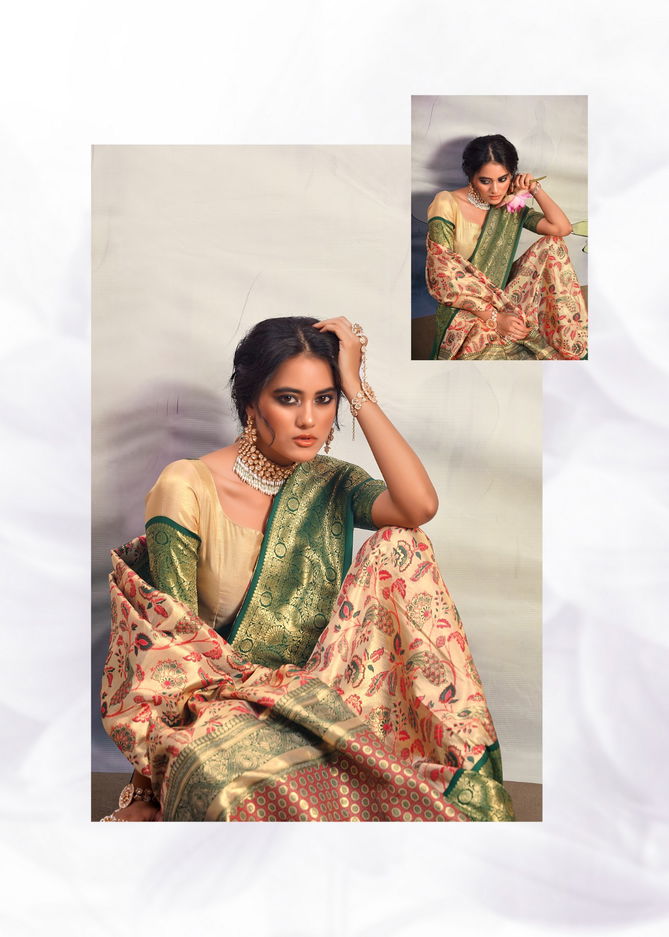 Kaval Silk By Rajyog Silk Wedding Sarees Catalog