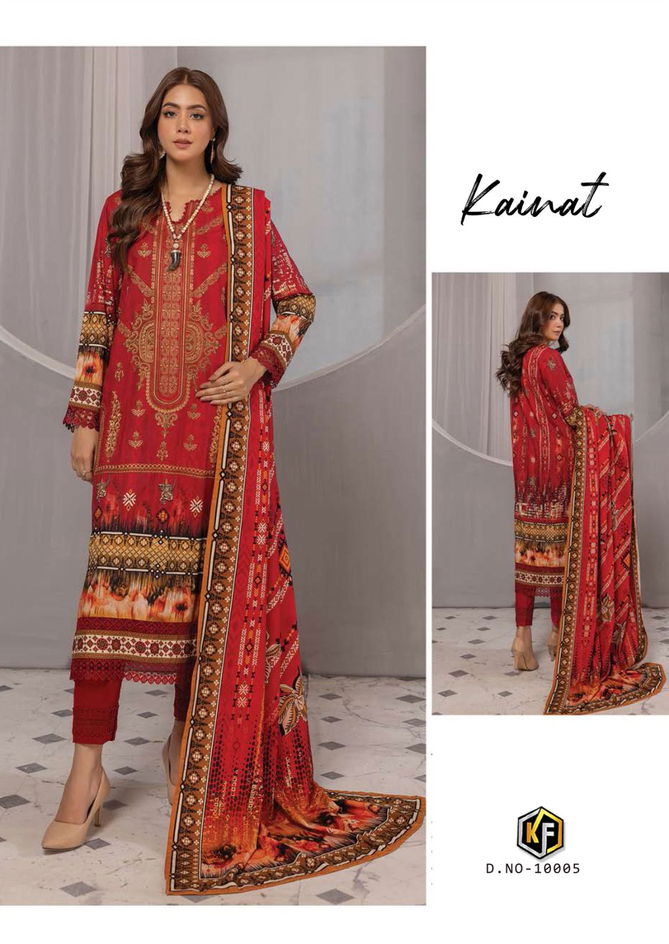 Kainat Vol 10 By Keval Fab Ladies Karachi Cotton Dress Material Wholesale Market in Surat