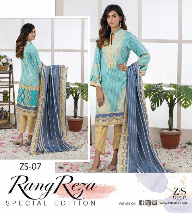 Rang Reza Special Edition 2021 Fancy Casual Wear Karachi Cotton Dress Material Collection

