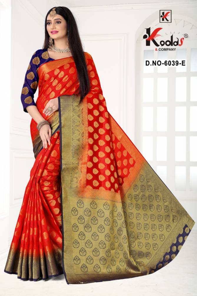 Myra-6039 Fancy Festive Wear Banglory Silk Latest Saree Collection
