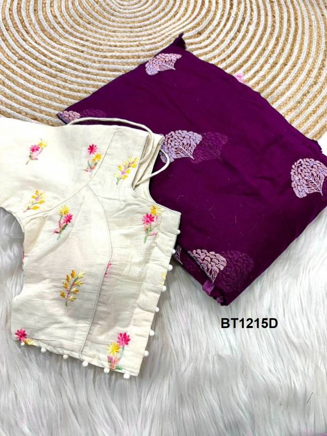 BT 1215 Colours Pure Chanderi Cotton Designer Saree Manufacturers