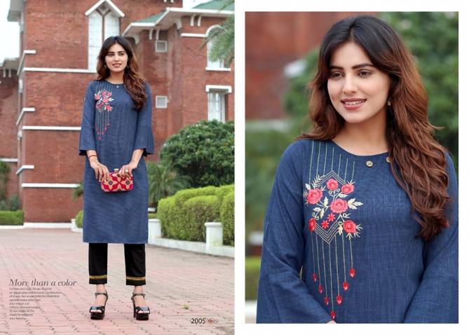 Arion Radhey Vol 2 Latest Designer Casual Party Wear Flex Cotton Kurtis Collection With Bottom 