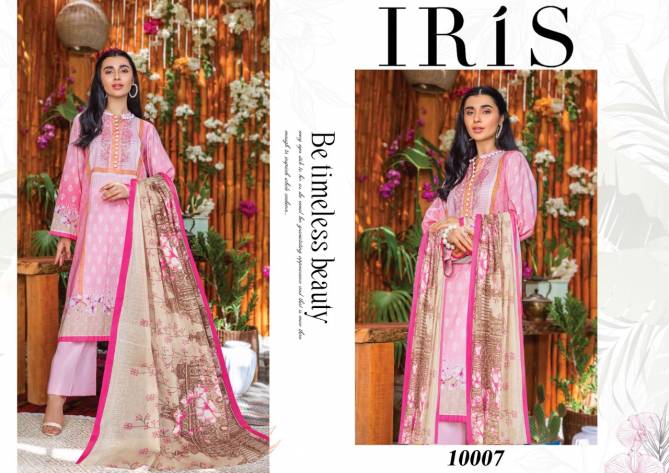 Iris 10 Latest Fancy Designer Casual Wear Cotton Readymade Karachi Dress Materials Collection
