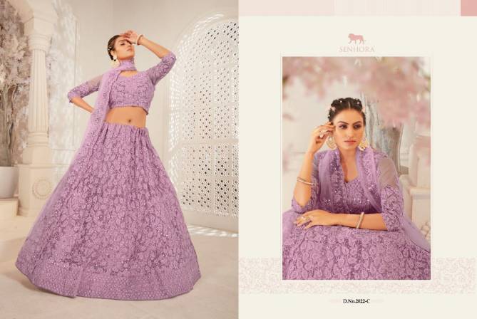 Engagement Senhora Bridal Heritage Vol 9 By Senhora Net With Silk Designer Lehenga Choli Catalog
