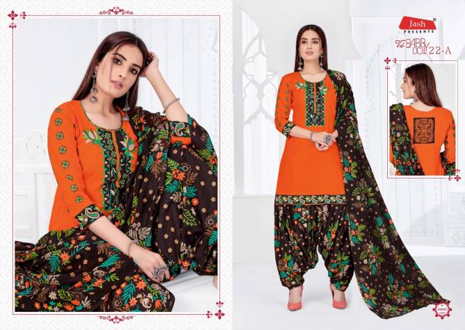 Jash Baby Doll Vol 22 A Latest Designer Pure Cotton Printed Daily Wear Dress Material  