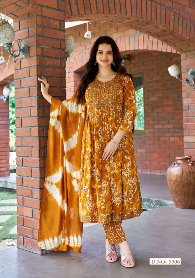 Simran Vol 5 By Mystic 9 Printed Kurti With Bottom Dupatta Orders In India