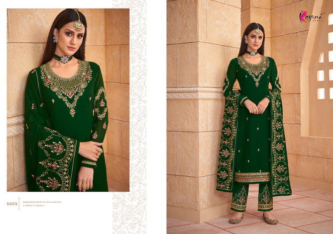 Kesari Hayat 1 Festive Wear Georgette Embroidery Diamond Work  Designer Salwar Kameez Collection
