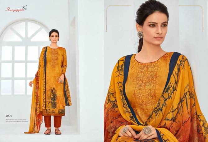 Suryajyoti Zara 2 Satin Cotton Designer Regular Casual Wear Dress Material Collection
