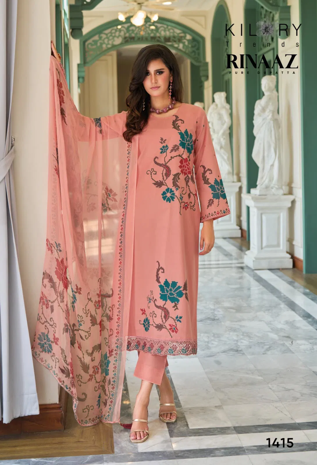 Rinaaz By Kilory Lawn Cotton Digital Printed Salwar Kameez Wholesale Online