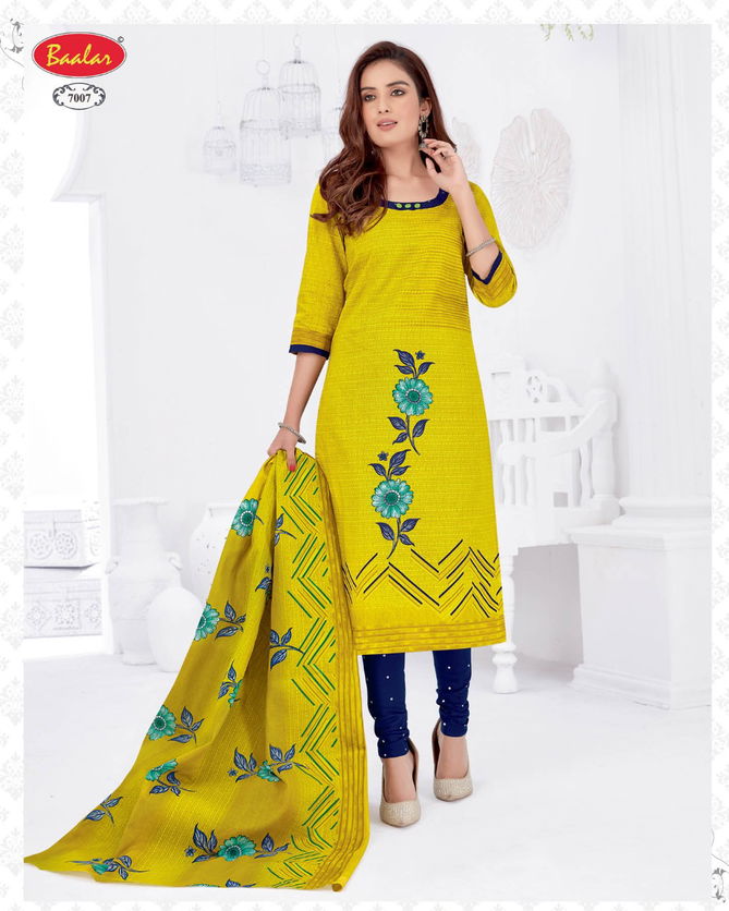 Baalar Zaara 7 New Collection Of Pure Cotton Printed Dress Material 