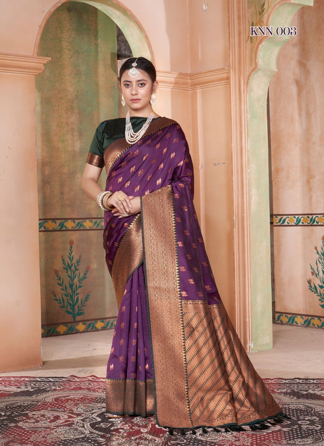 Kanana By 3 Of Kanjivaram Silk Occasion Wear Sarees Suppliers In India