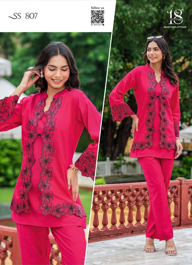 18 Attitude Sho Shaa Vol 8 Viscose Western Ladies Top With Bottom Suppliers In India