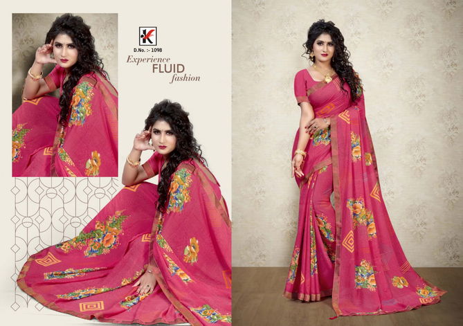 Nalika 51 Rennial Printed Regular Wear Designer Saree Collection
