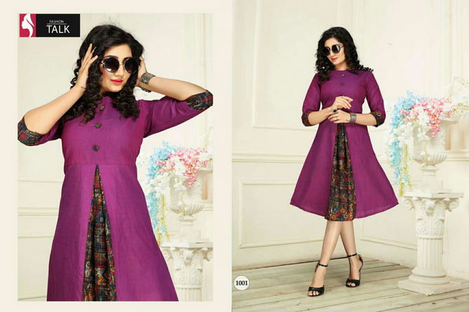 Ft Freny 2 Latest Designer Regular Wear Handloom Cotton Fancy Designer Kurtis Collection
