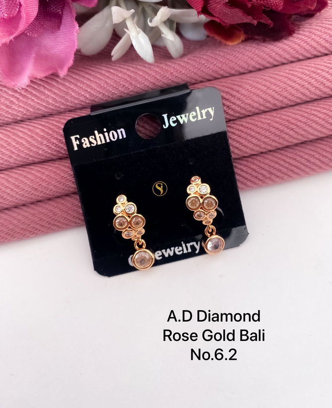 Diamond Rose Gold And Silver Tops Exporters in India