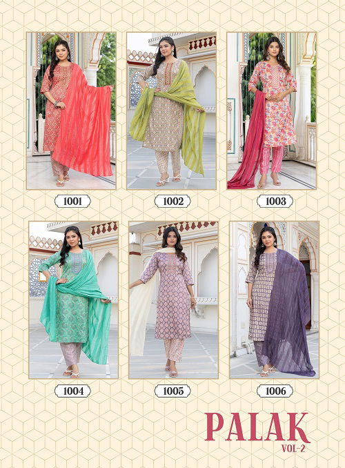 Palak Vol 2 By Passion Tree Capsule Printed Kurti With Bottom Dupatta Exporters In India