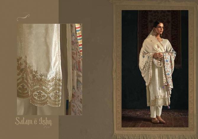 Kimora Heer Salam E Ishq Winter Wear Velvet Printed Suits Catalog
