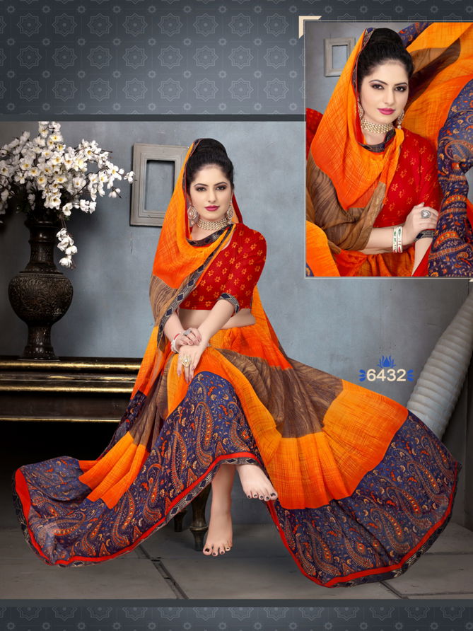 Haytee Advance Booking 12 Latest Daily Wear Heavy Dani Printed Saree Collection