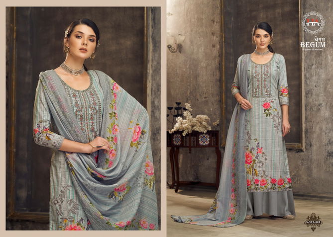 Harshit Begum Pure Cotton Designer Casual Wear Dress Material Collection
