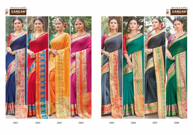 Sangam Bansuri 2 Exclusive Latest festive Wear Handloom Silk Designer Saree Collection