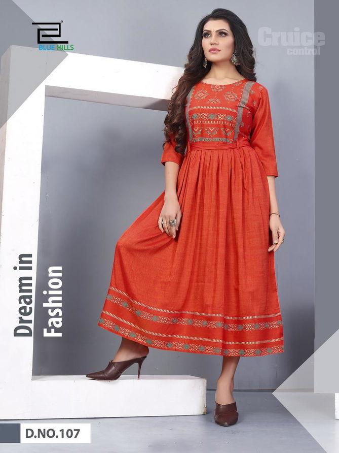 VEE FAB SHIVI Fancy Designer Ethnic Wear Heavy Rayon Two Tone Anarkali Kurtis Collection