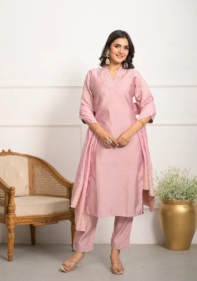 Nisha By An Bazaar Viscose Kurti With Bottom Dupatta Wholesale Online