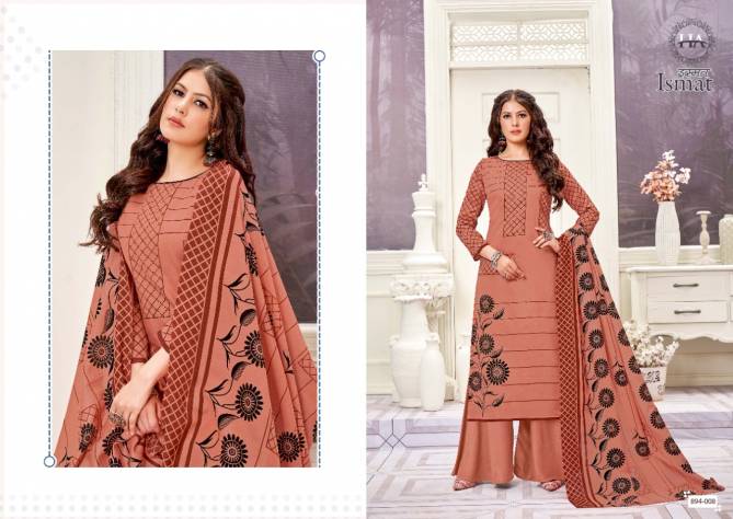 Harshit Ismat Casual Daily Wear Printed Jam Cotton Latest Dress Material Collection