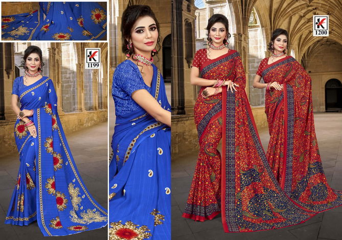 Halla Bol 102 Rennial Casual Daily Wear Renial Printed Saree Collection
