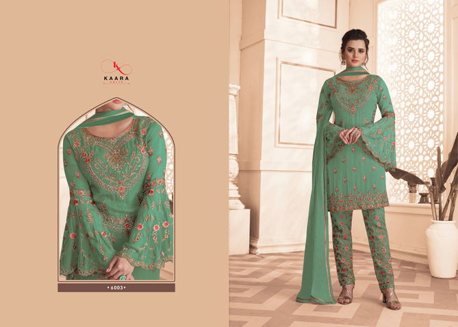 Kaara Dulhan 14 Heavy Exclusive Embroidery With Fancy Diamond Work Embroidery Salwar Kameez Collection