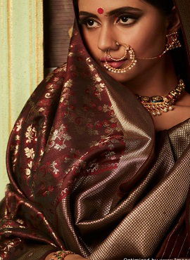 Manjolika Maitri Silk Bridal Wear Designed Banarasi Silk Saree Collection 